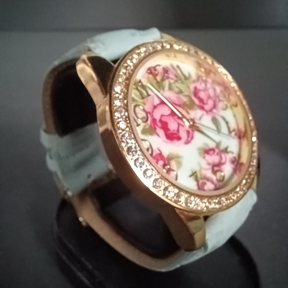 Jessica Carlyle Rose Floral Face Watch - New without Tags - Picture 5 of 10